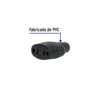 2 Contactos de PVC, Volteck | CO-H | 46123