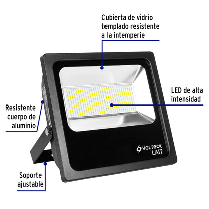 Reflector LED para exteriores 150W 6500K, VOLTECK | REF-305L | 46126