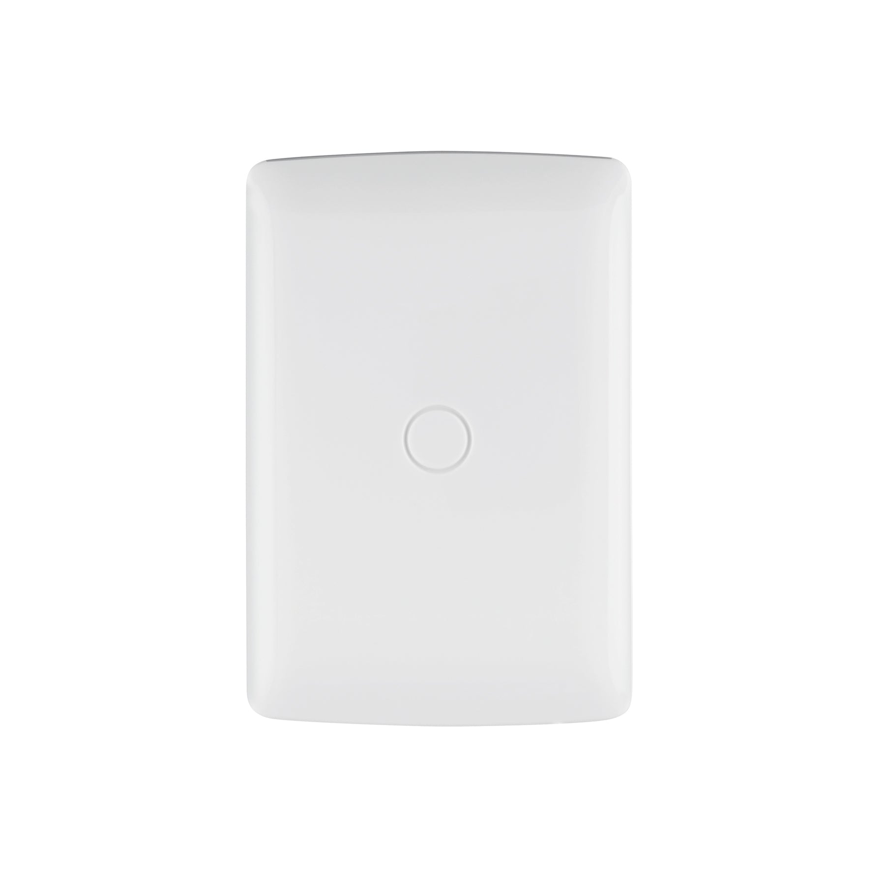 Placa de ABS, ciega, línea Italiana, color blanco, Volteck | PPC-IB | 46141