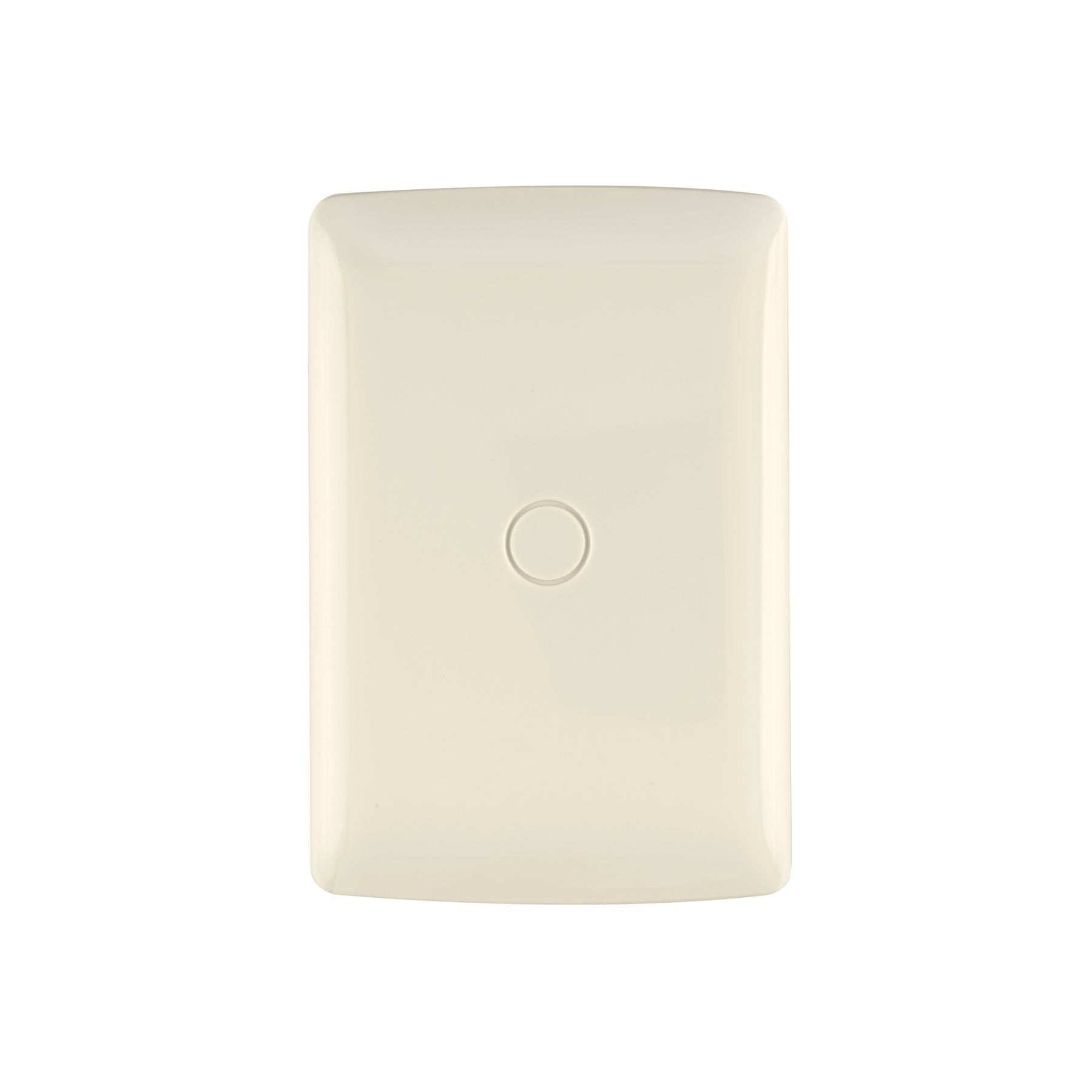 Placa de ABS ciega, línea Italiana, color marfil, Volteck | PPC-I | 46144