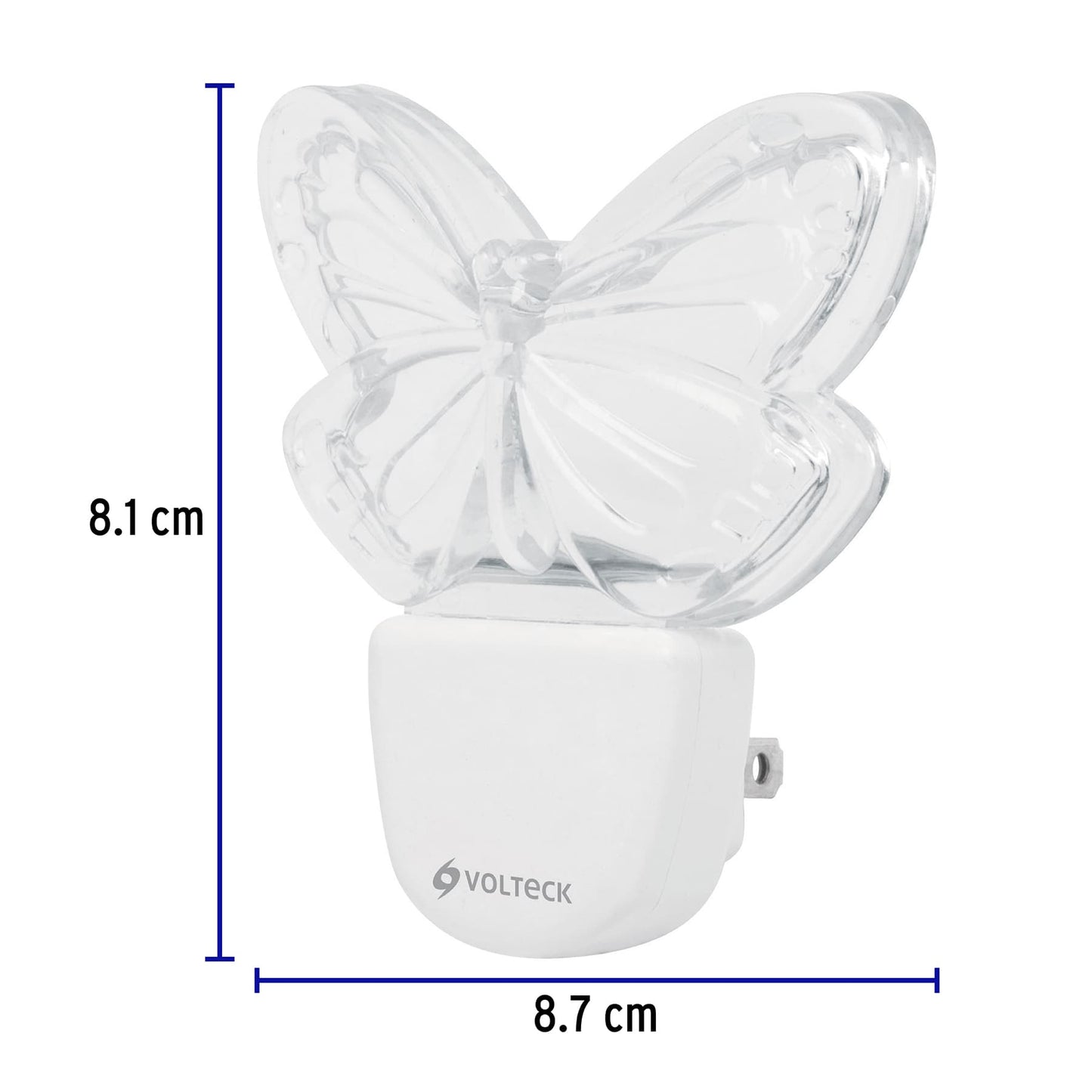 Luz de noche de LED, mariposa, Volteck | LUZ-09 | 46150