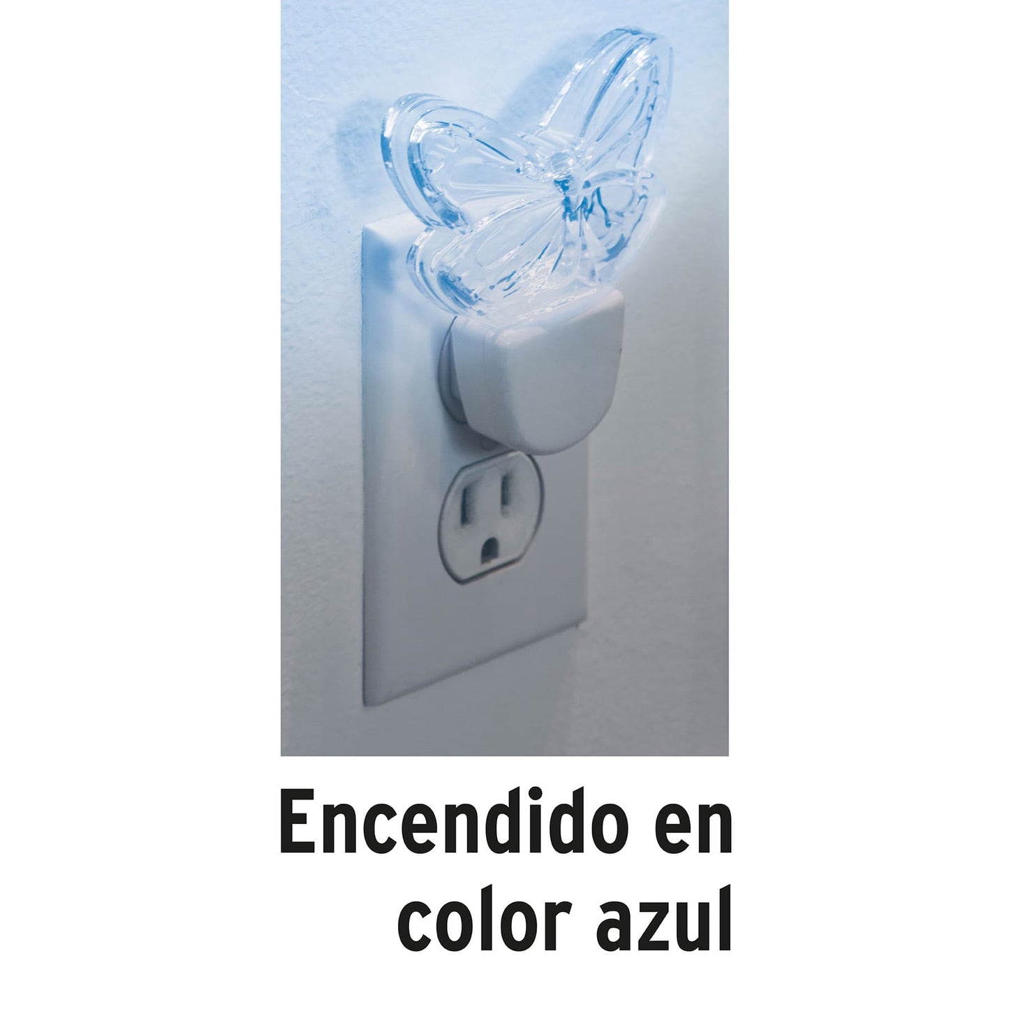 Luz de noche de LED, mariposa, Volteck | LUZ-09 | 46150