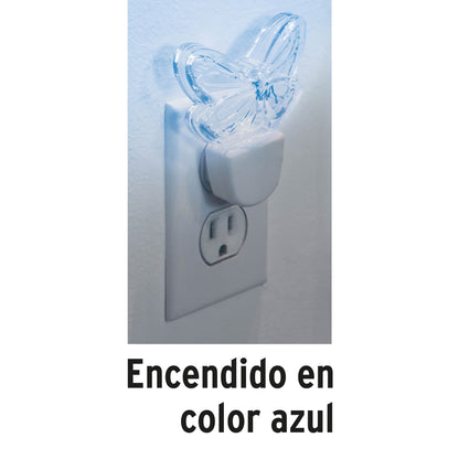 Luz de noche de LED, mariposa, Volteck | LUZ-09 | 46150