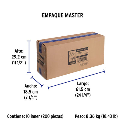 Clavija industrial blindada polarizada, Volteck | CLI-S | 46200