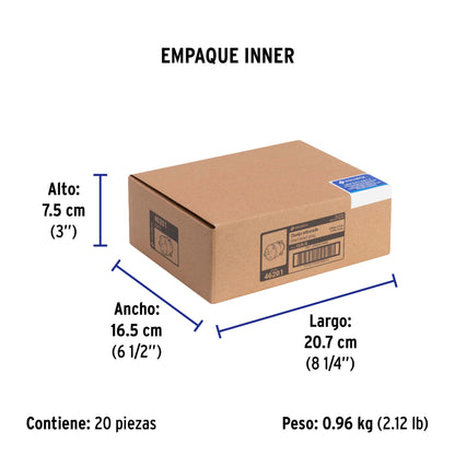 Clavija industrial reforzada polarizada, Volteck | CLR-S | 46201