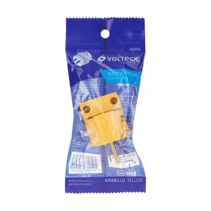 Clavija industrial plástica aterrizada, 2 polos+tierra | CLP-A | 46205