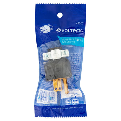 Clavija industrial reforzada aterrizada, 2 polos+tierra | CLR-A | 46207