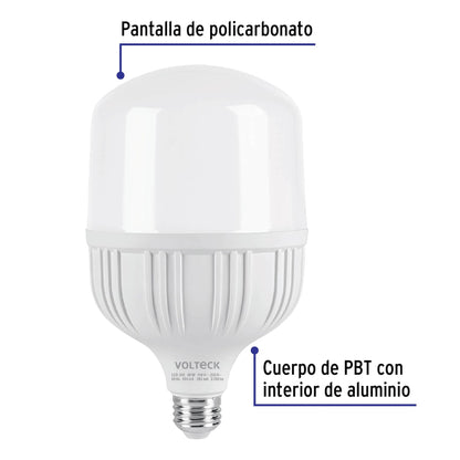 Lámpara LED alta potencia 40 W (equiv. 350 W), luz de día | LED-350 | 46227