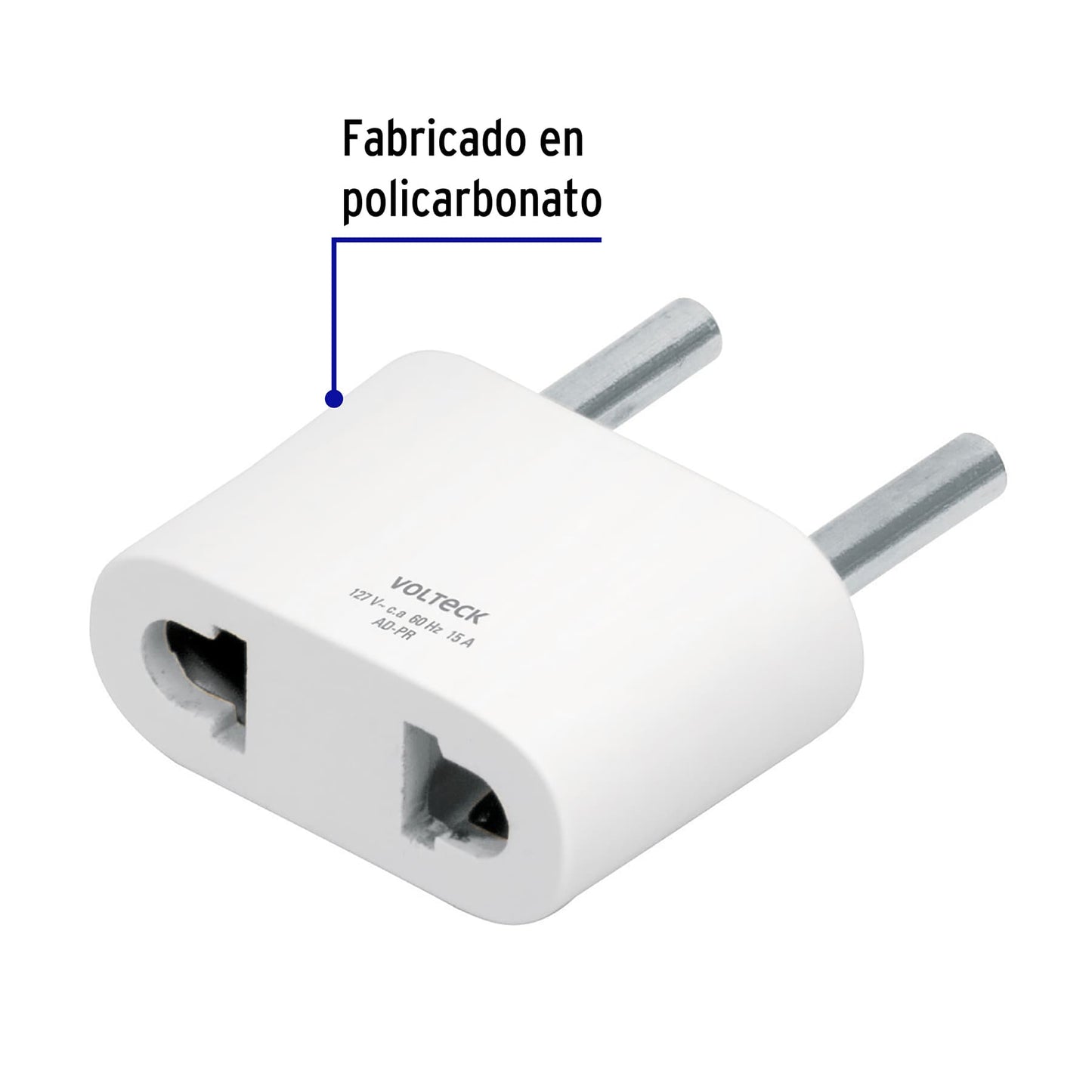 Adaptador barra plana a redonda, Volteck | AD-PR | 46246