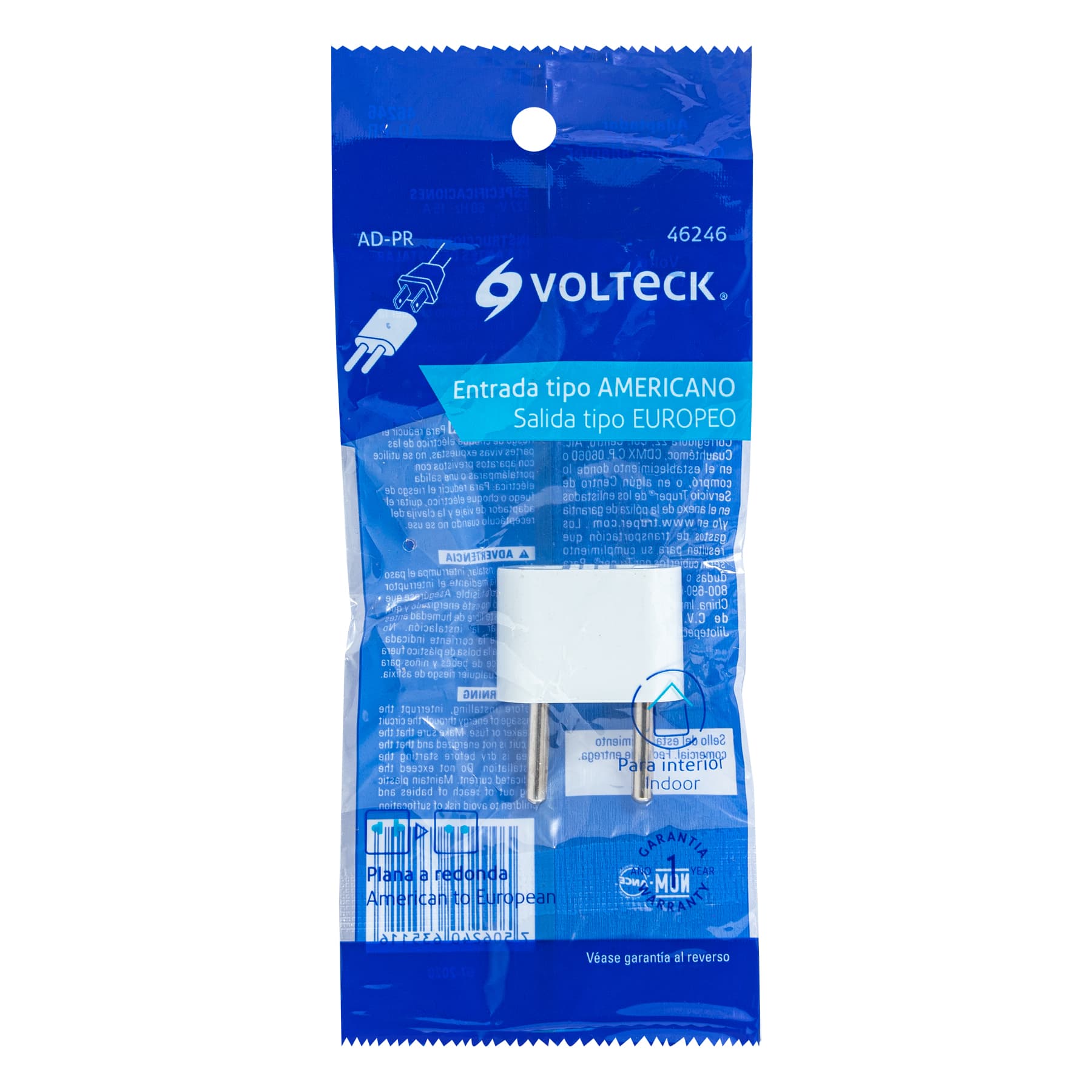 Adaptador barra plana a redonda, Volteck | AD-PR | 46246