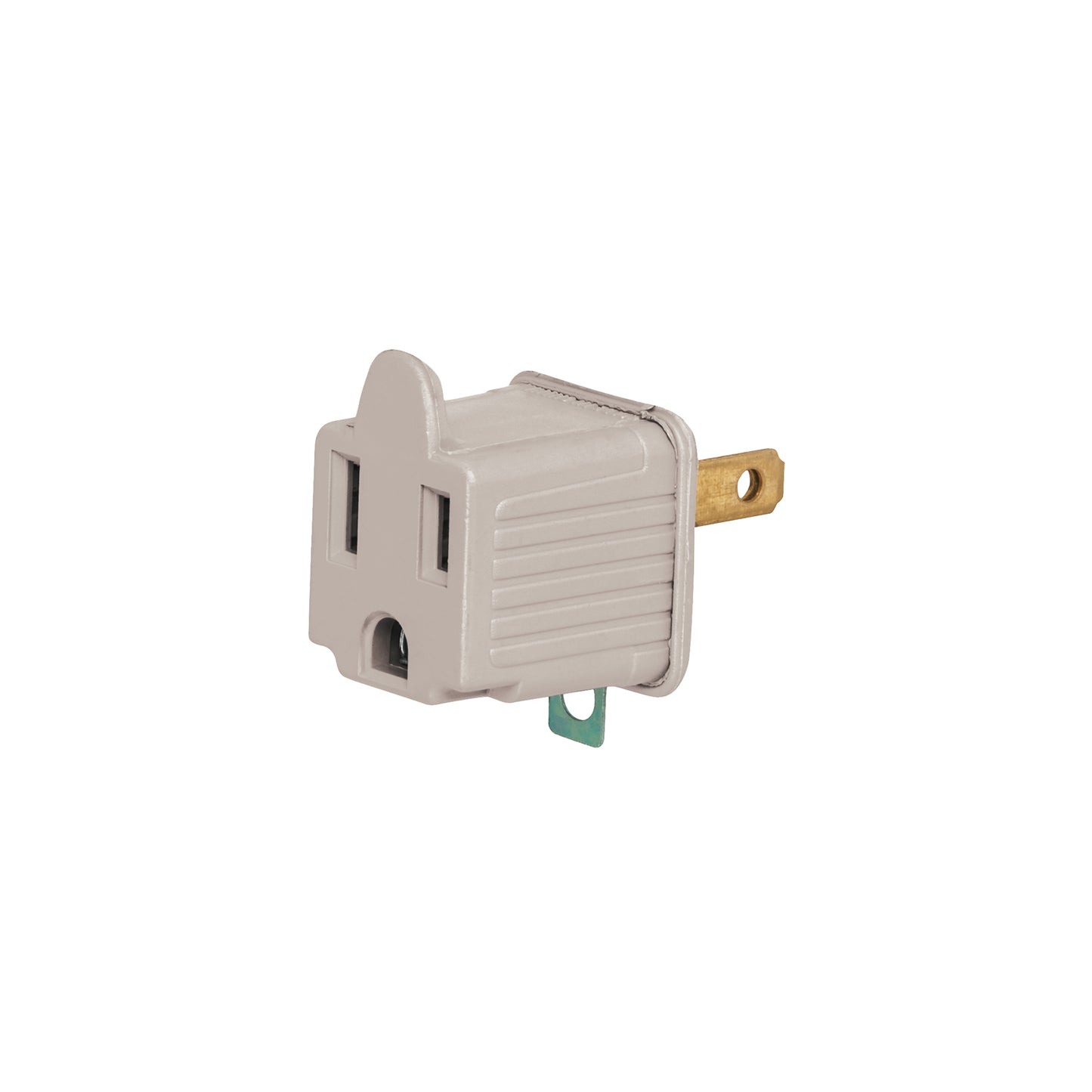 Bolsa con 2 adaptadores 3 a 2 grises, Volteck | AD-32G | 46254