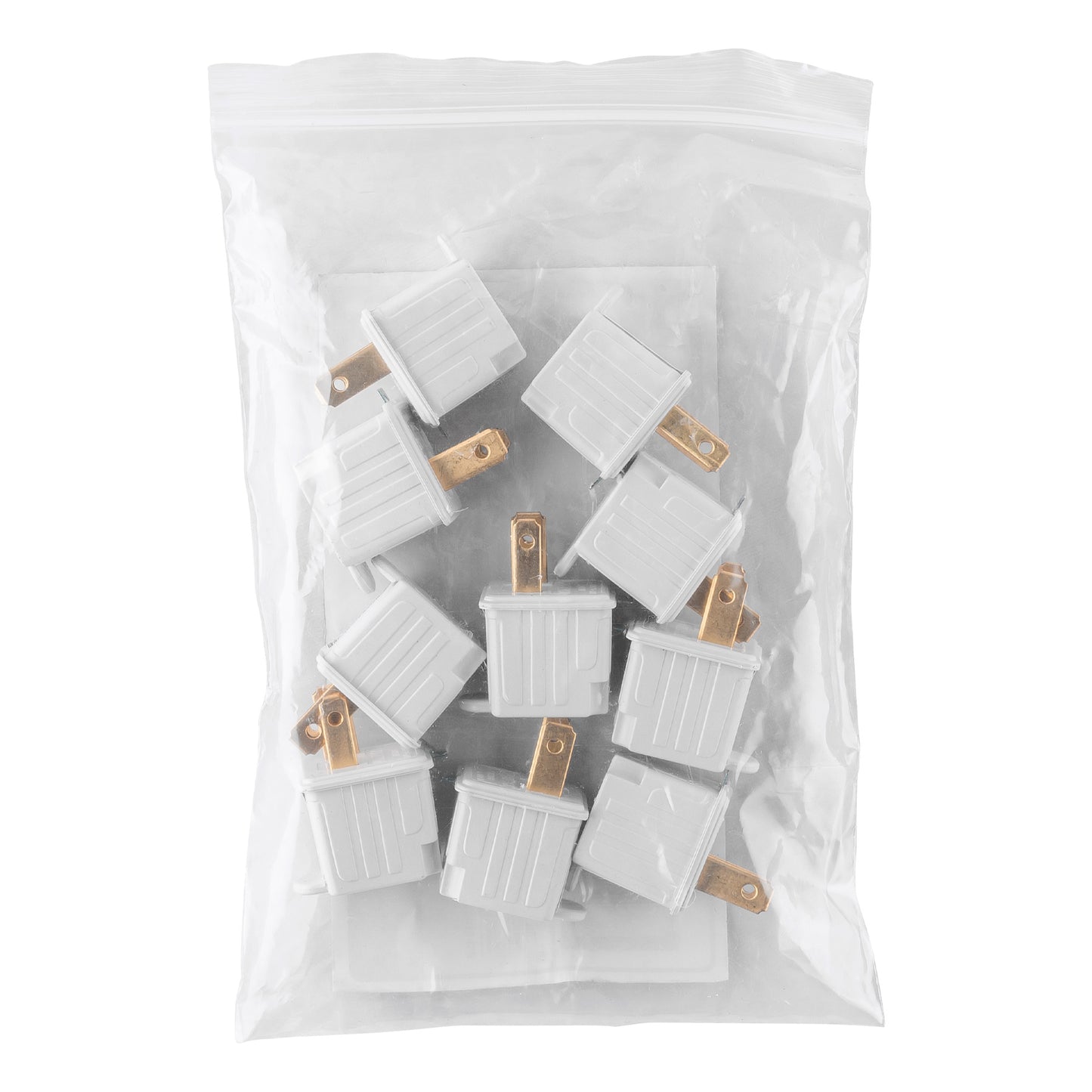 Adaptador 3 a 2, blanco, a granel, Volteck | AD-32B-G | 46255