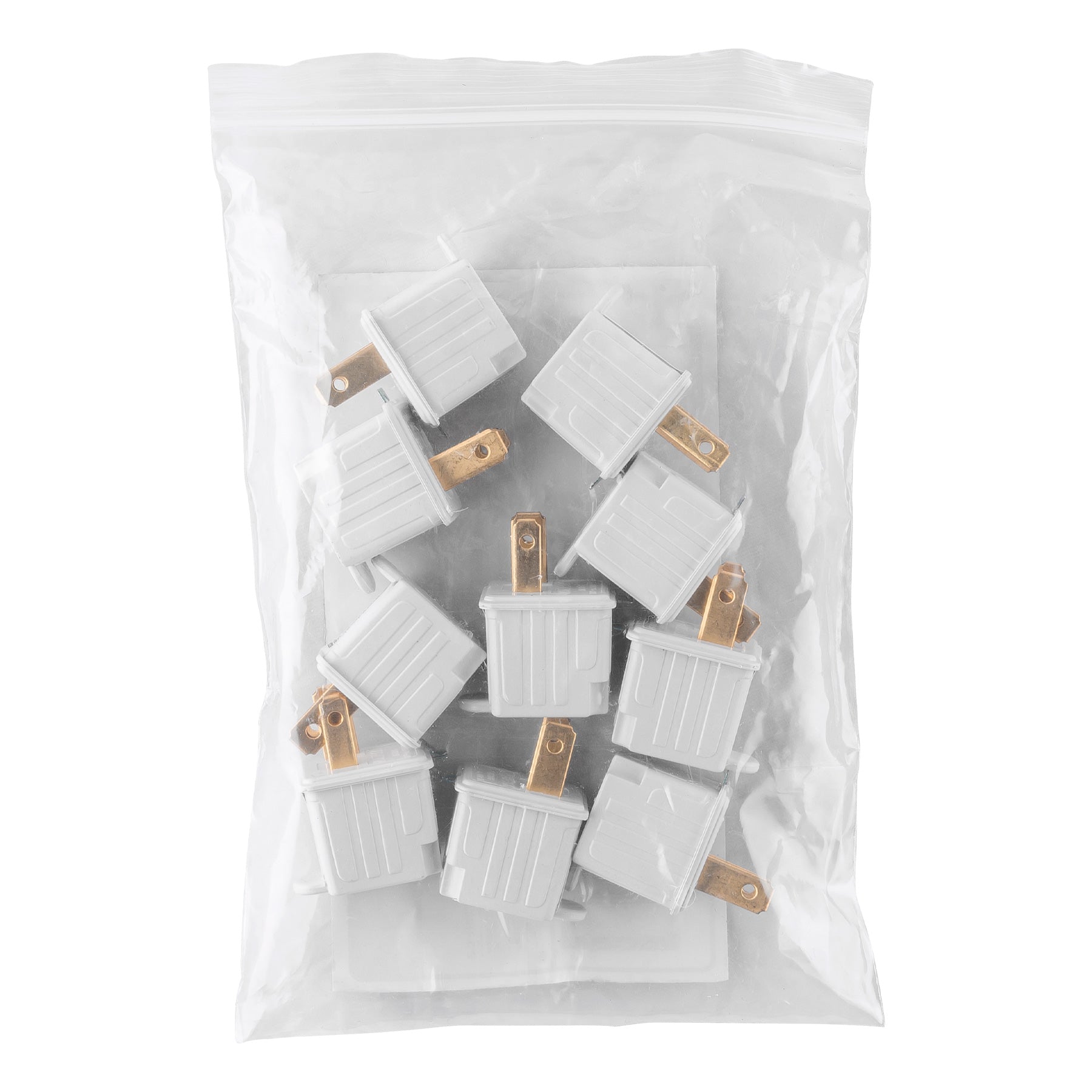 Adaptador 3 a 2, blanco, a granel, Volteck | AD-32B-G | 46255