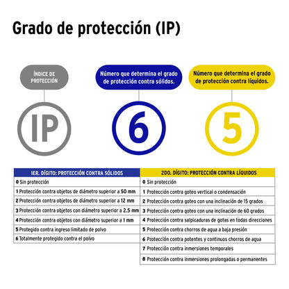 Luminario suburbano LED 100 W 6500 K, plano, VOLTECK | SUB-841L | 46259