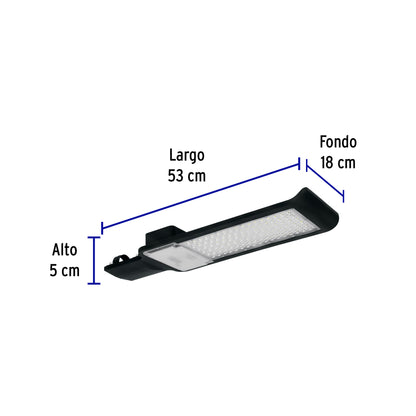 Luminario suburbano LED 100 W 6500 K, plano, VOLTECK | SUB-841L | 46259