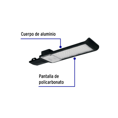 Luminario suburbano LED 100 W 6500 K, plano, VOLTECK | SUB-841L | 46259
