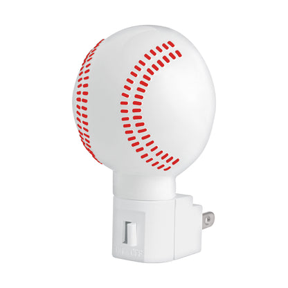 Luz de noche con lámpara E12, pelota de béisbol, Volteck | LUZ-15 | 46289