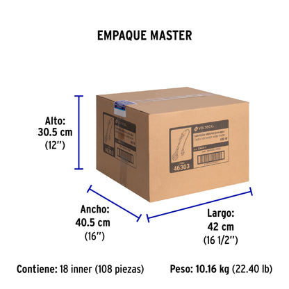 Calentador de inmersión p/agua #1 de 8 L, 400 W, Volteck | CAGU-1 | 46303