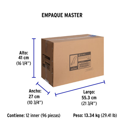 Calentador de inmersión p/agua #4 de 15 L, 750 W, Volteck | CAGU-4 | 46306