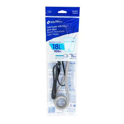 Calentador de inmersión p/agua #5 de 18 L, 900 W, Volteck | CAGU-5 | 46307