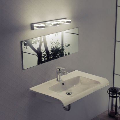 Luminario LED de pared para baño 10W 4000K, 3 spots, VOLTECK | ARB-300L | 46346