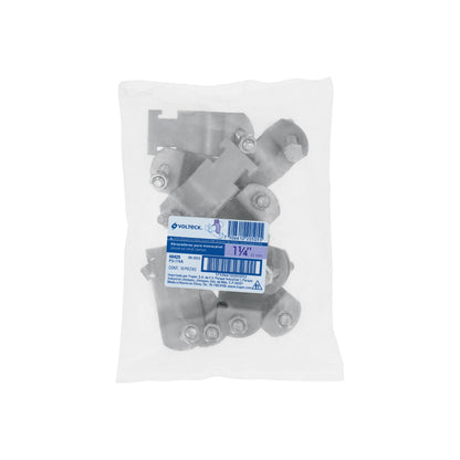 Abrazadera para perfil monocanal de 1 1/4', VOLTECK | PU-114A | 46425