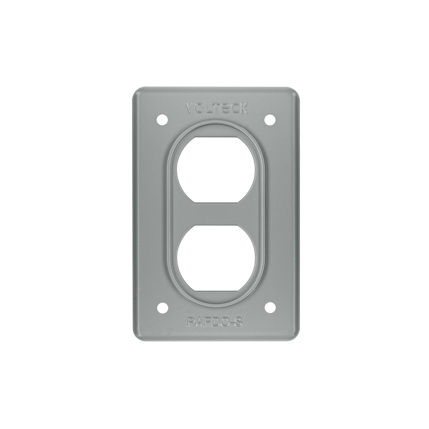 Placa tipo FS, doble, de sobreponer, Volteck | PAFDO-S | 46430