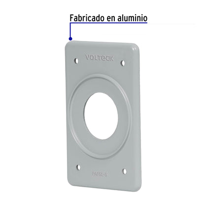 Placa para intemperie tipo FS, sencilla, de sobreponer | PAFSE-S | 46431