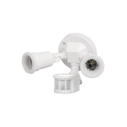 Arbotante blanco c/sensor movimiento, lámparas no incluidas | ARB-901S | 46480
