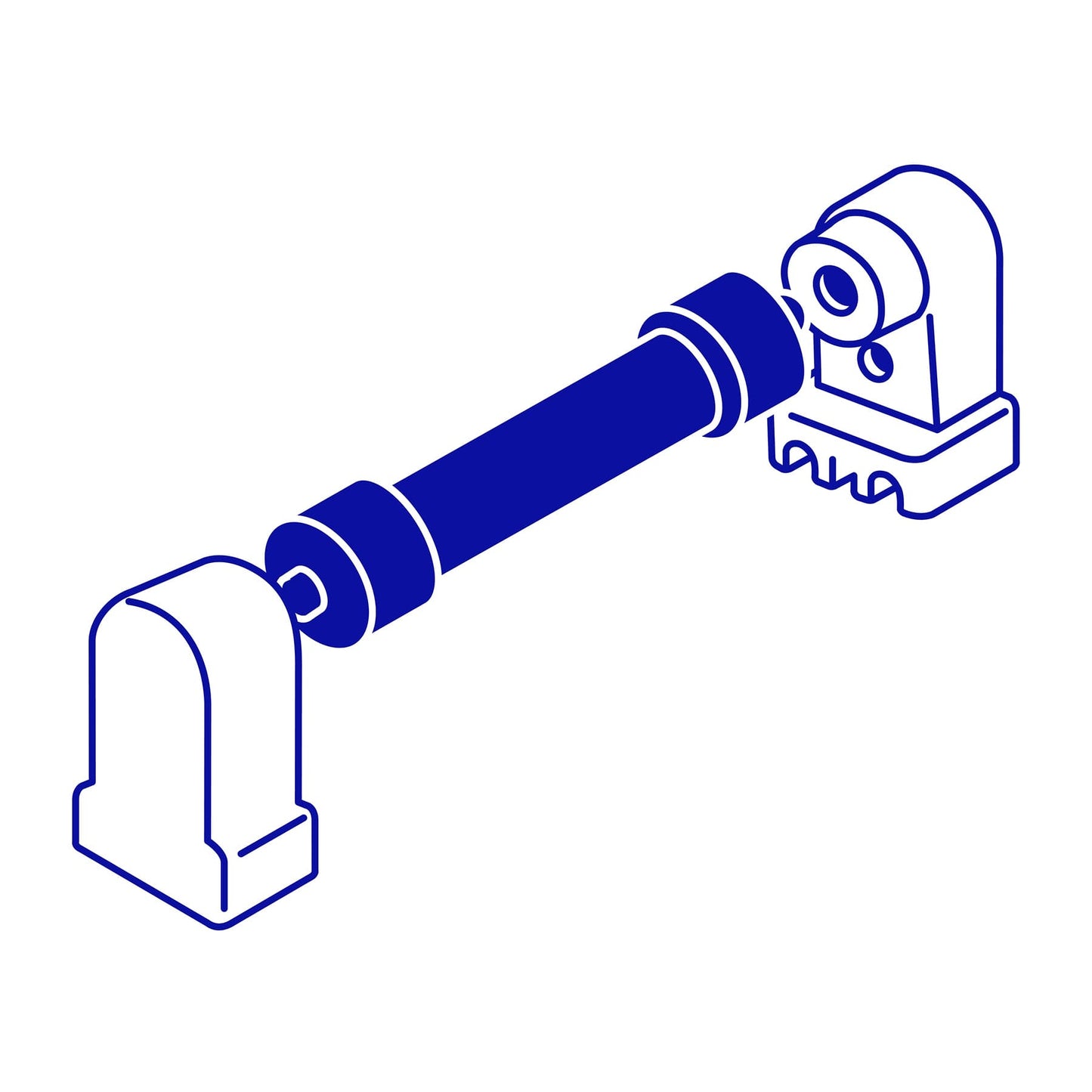 Bolsa 2 pz portalámparas p/tubo LED y fluorescente, base FA8 | POPL-14 | 46506