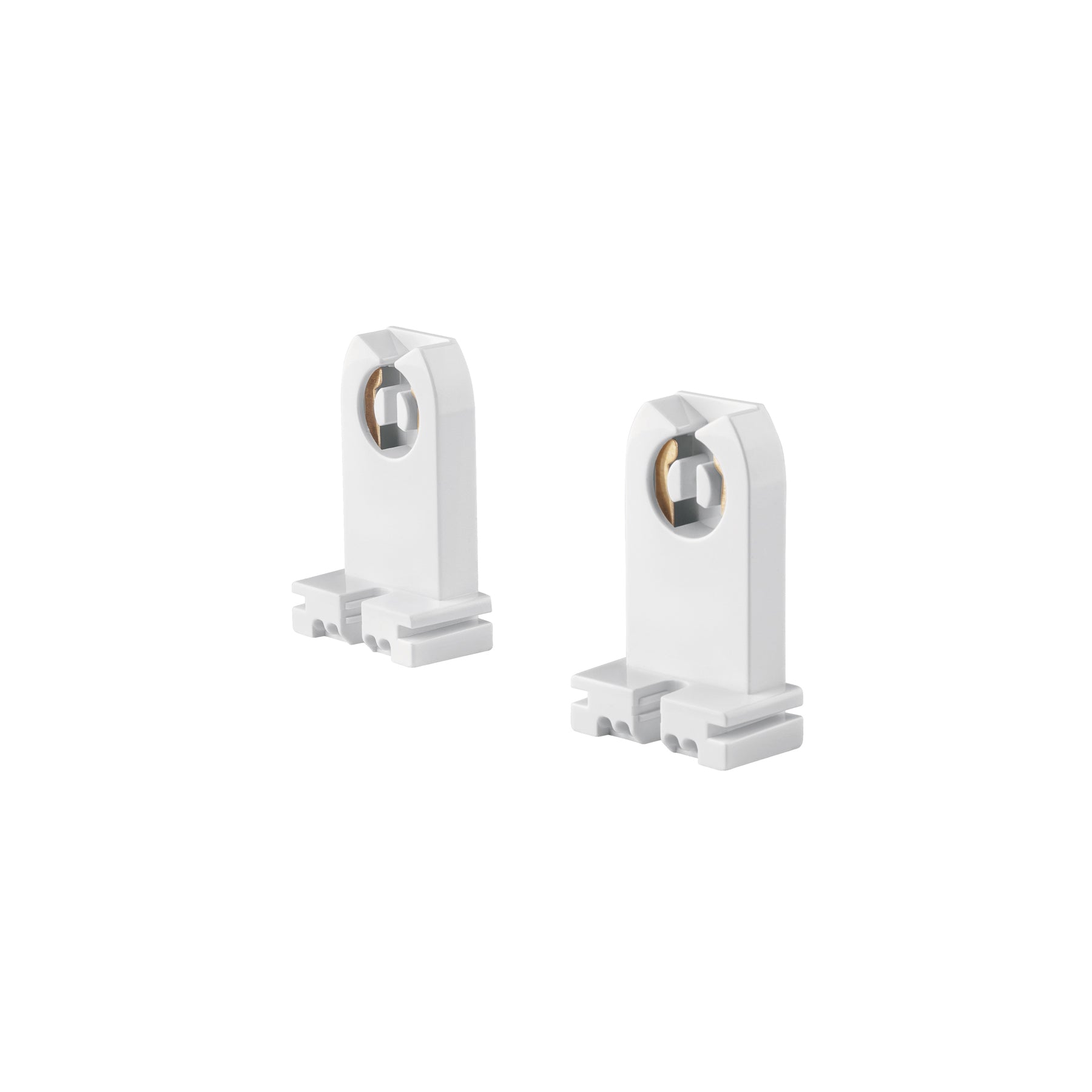 Bolsa 2 pz portalámparas p/tubo LED y fluorescente, base G13 | POPL-15 | 46508