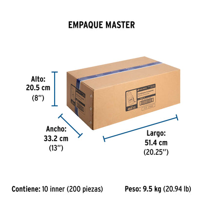 Portalámpara de baquelita, cadena y doble contacto, Volteck | POBA-16 | 46512