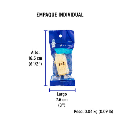 Portalámpara de baquelita, con interruptor de cadena,Volteck | POBA-17 | 46515