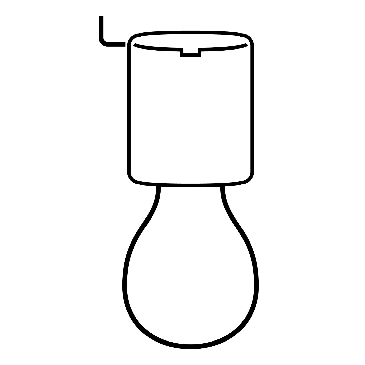 Portalámpara de porcelana, soporte tipo escuadra, Volteck | POPO-16 | 46529