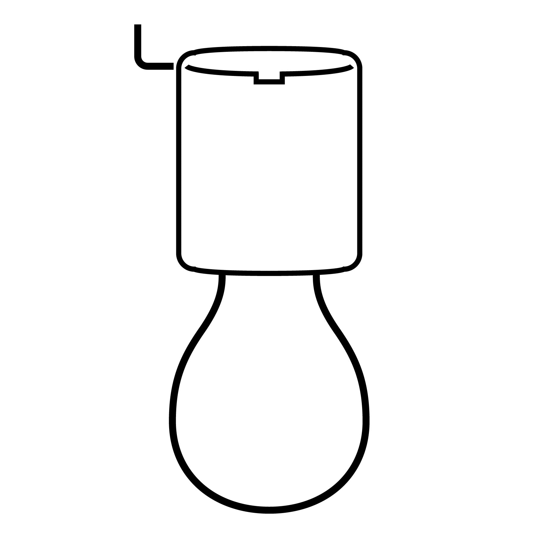 Portalámpara de porcelana, soporte tipo niple, Volteck | POPO-17 | 46530