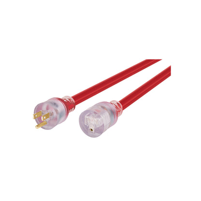 Extensión reforzada aterrizada 10 m 3x12 AWG, Volteck | ERA-10X12 | 46554