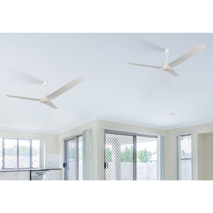 Ventilador de techo para interior, 56', blanco, VOLTECK | VENT-56 | 46560