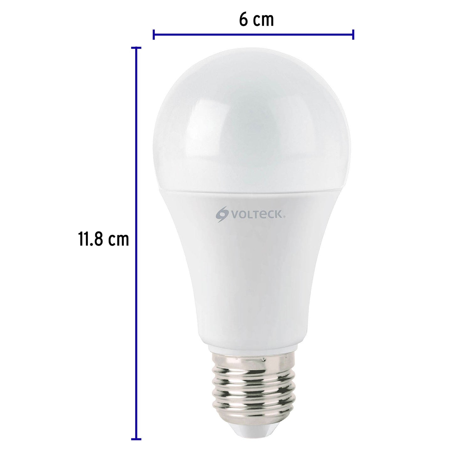 Lámpara LED A19 14 W (equiv. 100 W) luz cálida, caja Volteck | LED-100C | 46593