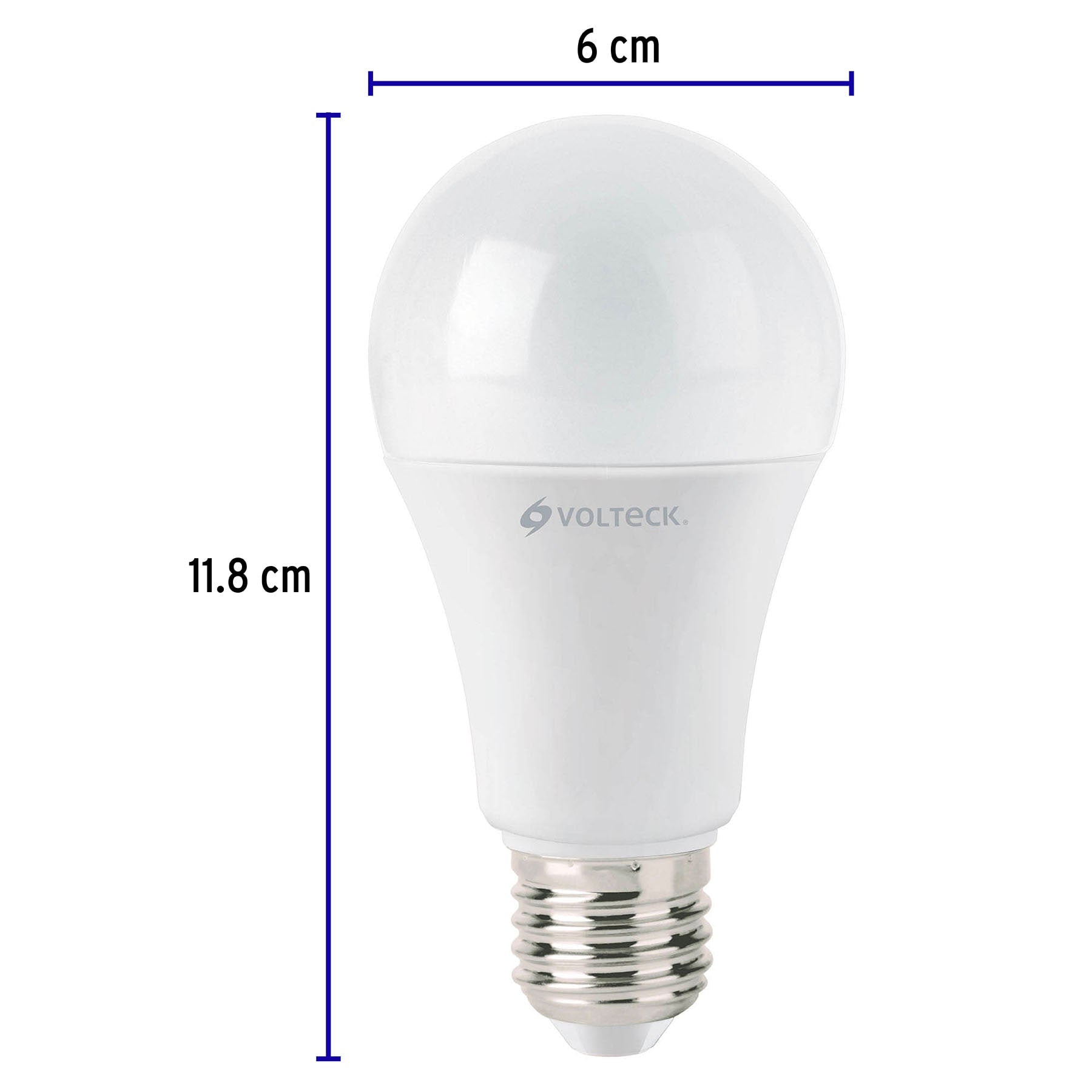Lámpara LED A19 14 W (equiv. 100 W) luz cálida, caja Volteck | LED-100C | 46593