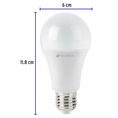 Lámpara LED A19 14 W (equiv. 100 W) luz cálida, caja Volteck | LED-100C | 46593