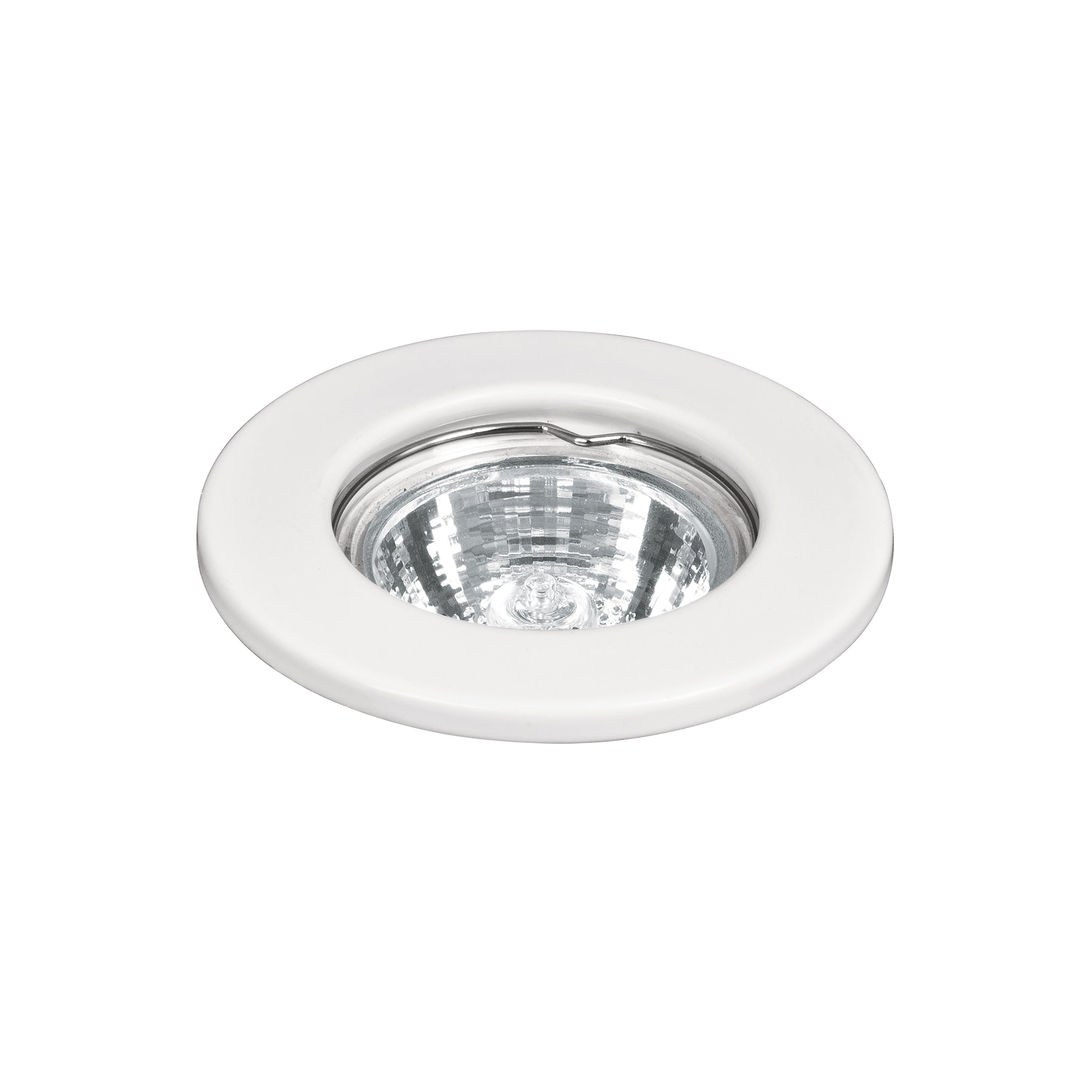 Luminario redondo blanco spot fijo, lámpara no incluida | EMP-100S | 46612