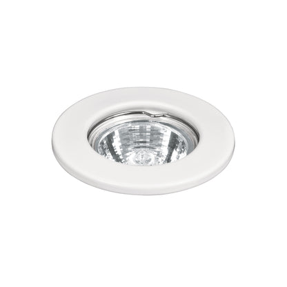 Luminario redondo blanco spot fijo, lámpara no incluida | EMP-100S | 46612