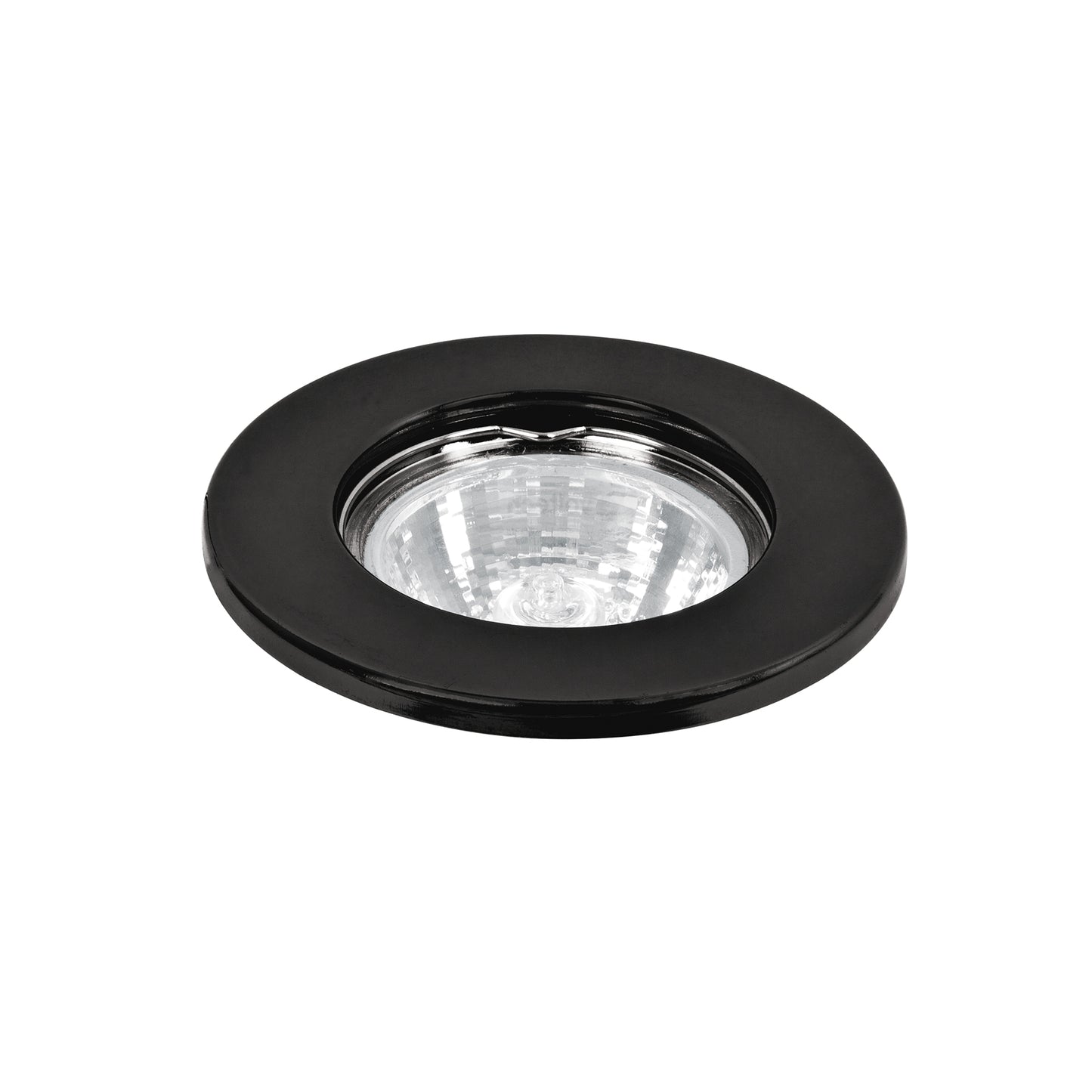 Luminario redondo negro spot fijo, lámpara no incluida | EMP-101S | 46613