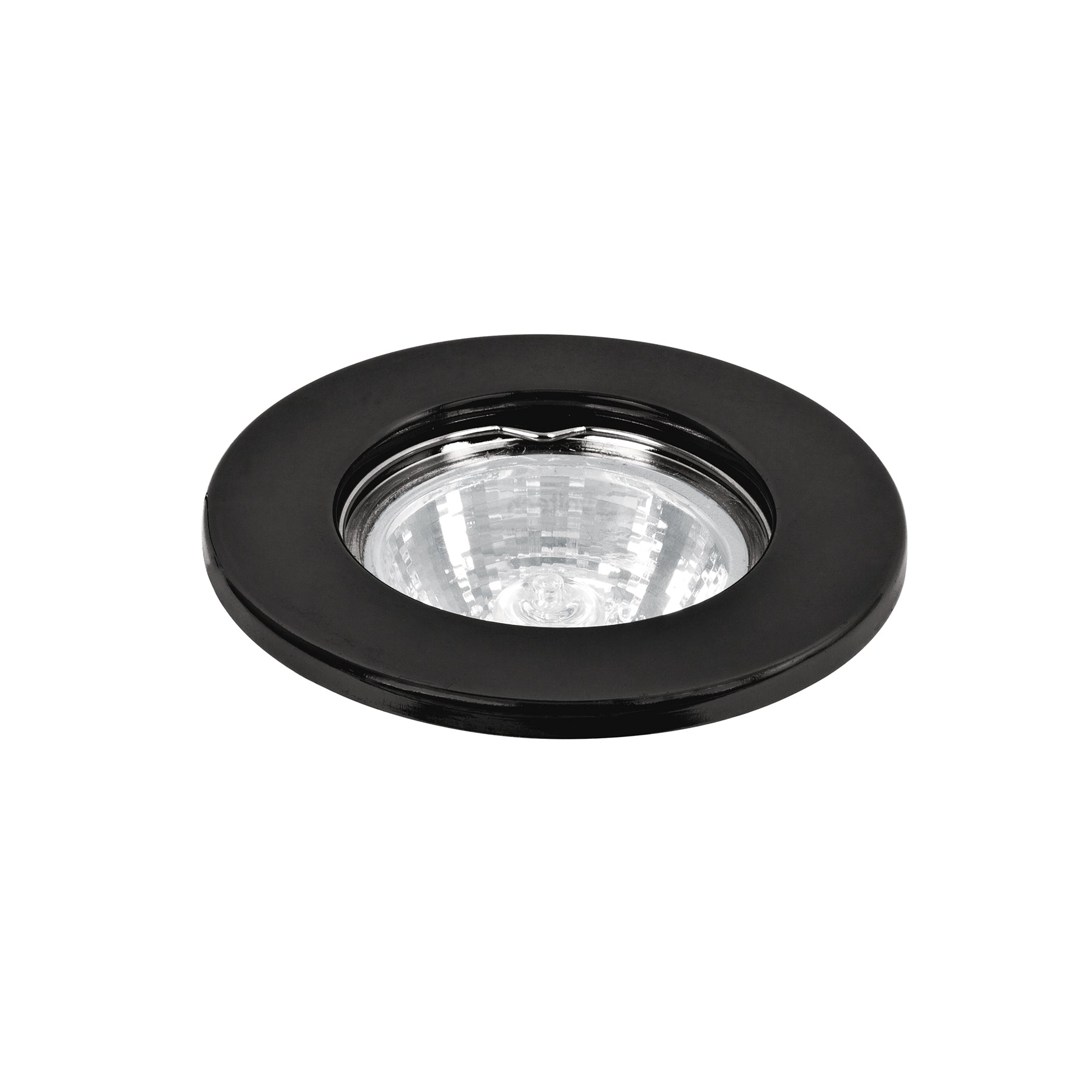 Luminario redondo negro spot fijo, lámpara no incluida | EMP-101S | 46613