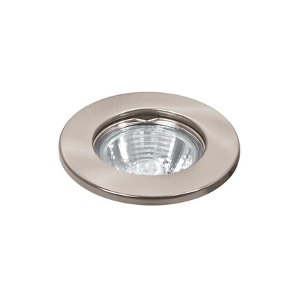 Luminario redondo satín spot fijo, lámpara no incluida | EMP-102S | 46614