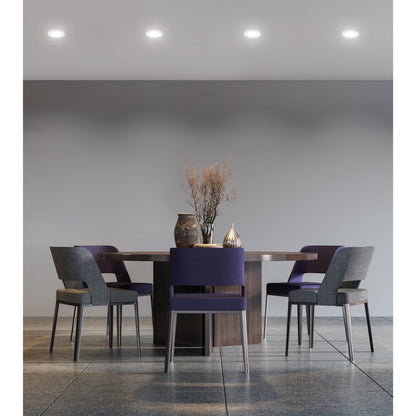 Luminario redondo satín spot fijo, lámpara no incluida | EMP-102S | 46614