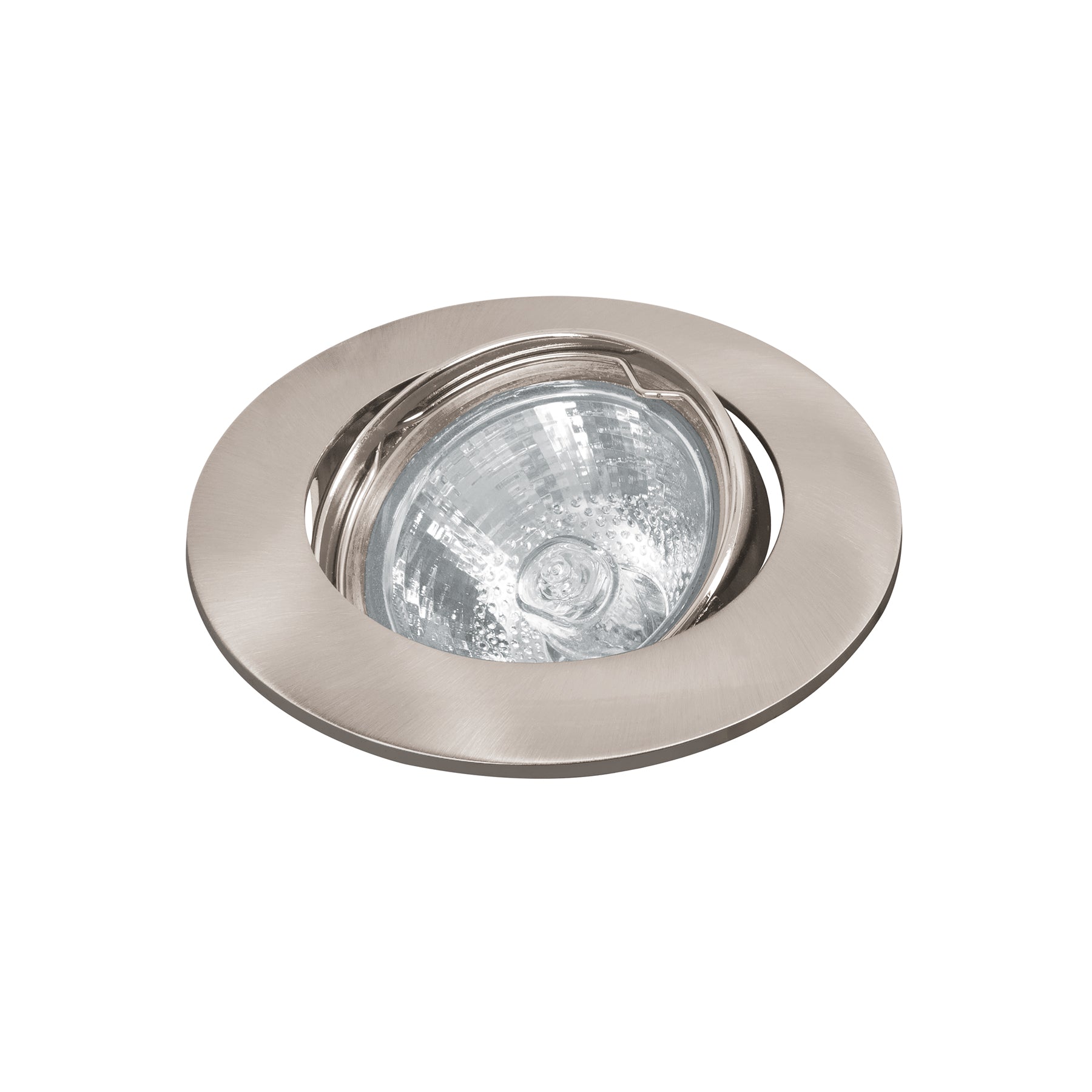 Luminario redondo satín spot dirigible, lámpara no incluida | EMP-105S | 46616