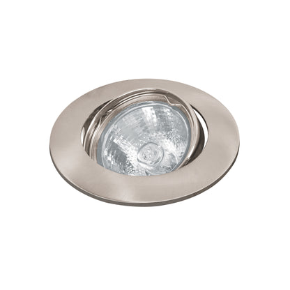 Luminario redondo satín spot dirigible, lámpara no incluida | EMP-105S | 46616