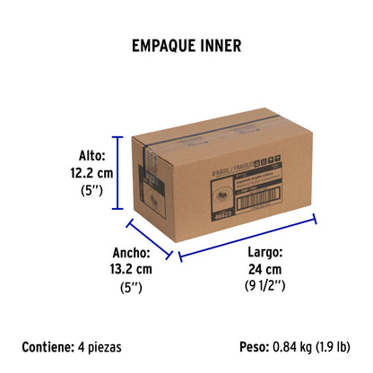 Luminario redondo blanco spot esférico, lámpara no incluida | EMP-106S | 46623