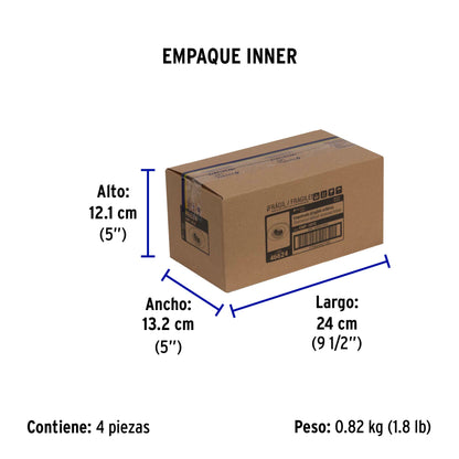 Luminario redondo negro spot esférico, lámpara no incluida | EMP-107S | 46624